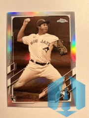 2021 Topps Chrome #136 Nate Pearson SEPIA REFRACTOR RC - Blue Jays